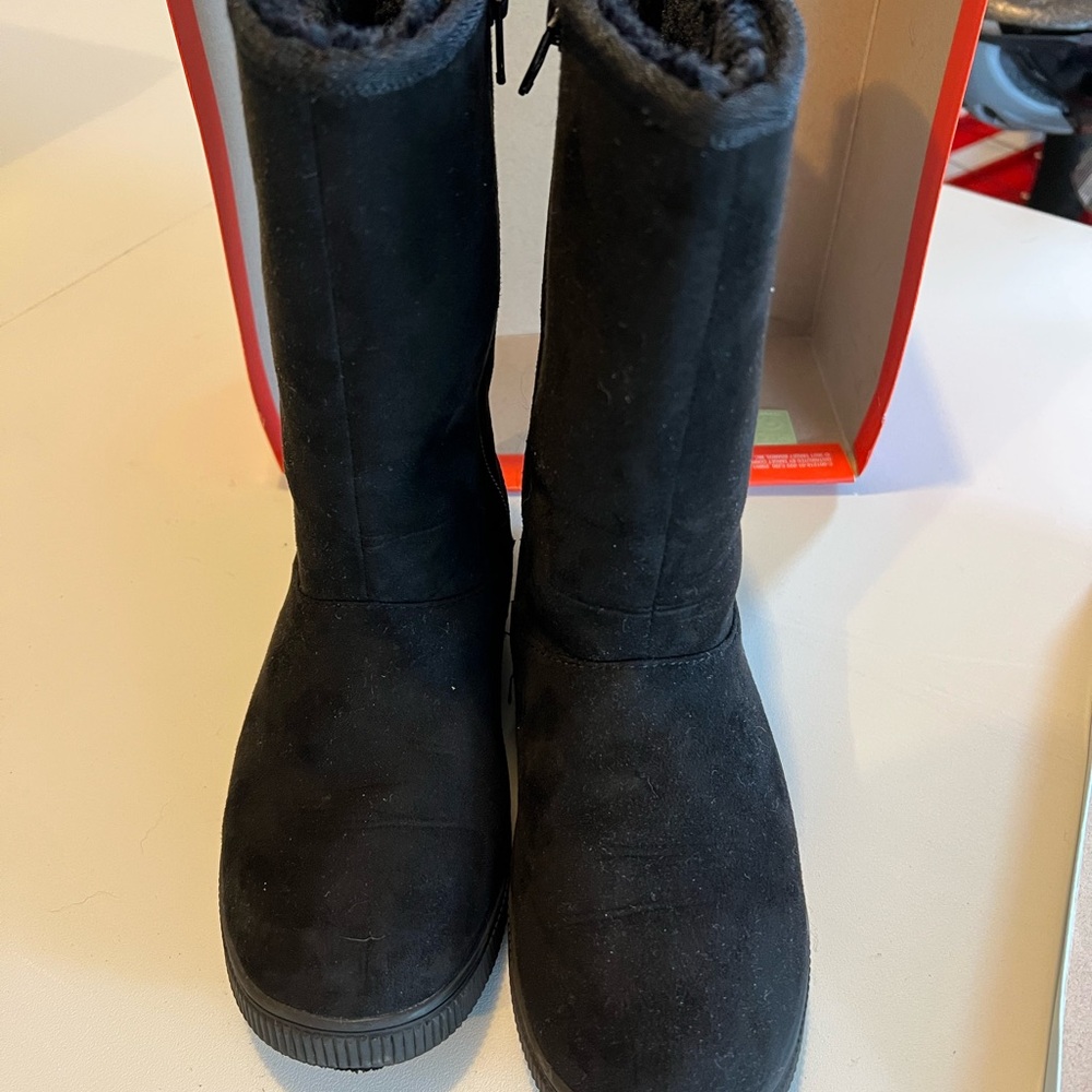 Cat & Jack Black Kids Boots